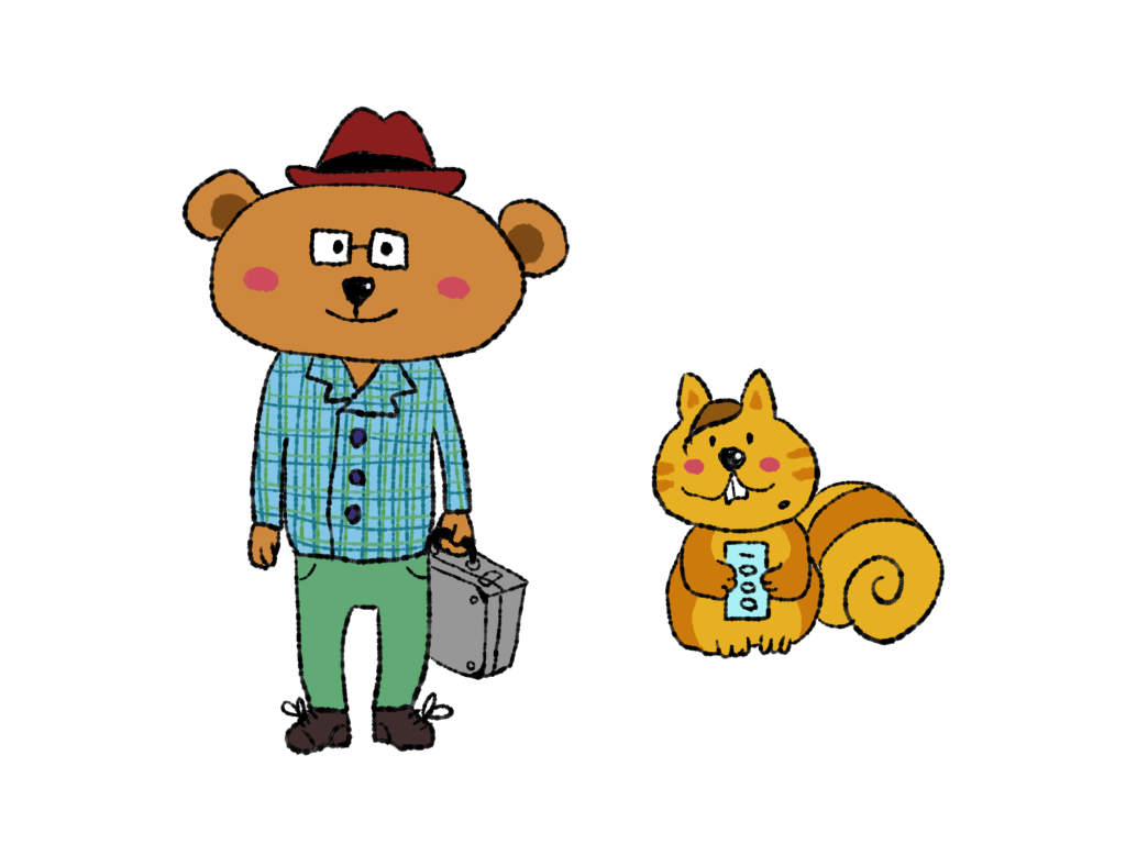 #06 冬眠待ちのひぐベアと一見可愛い見た目の青柳リスヤ